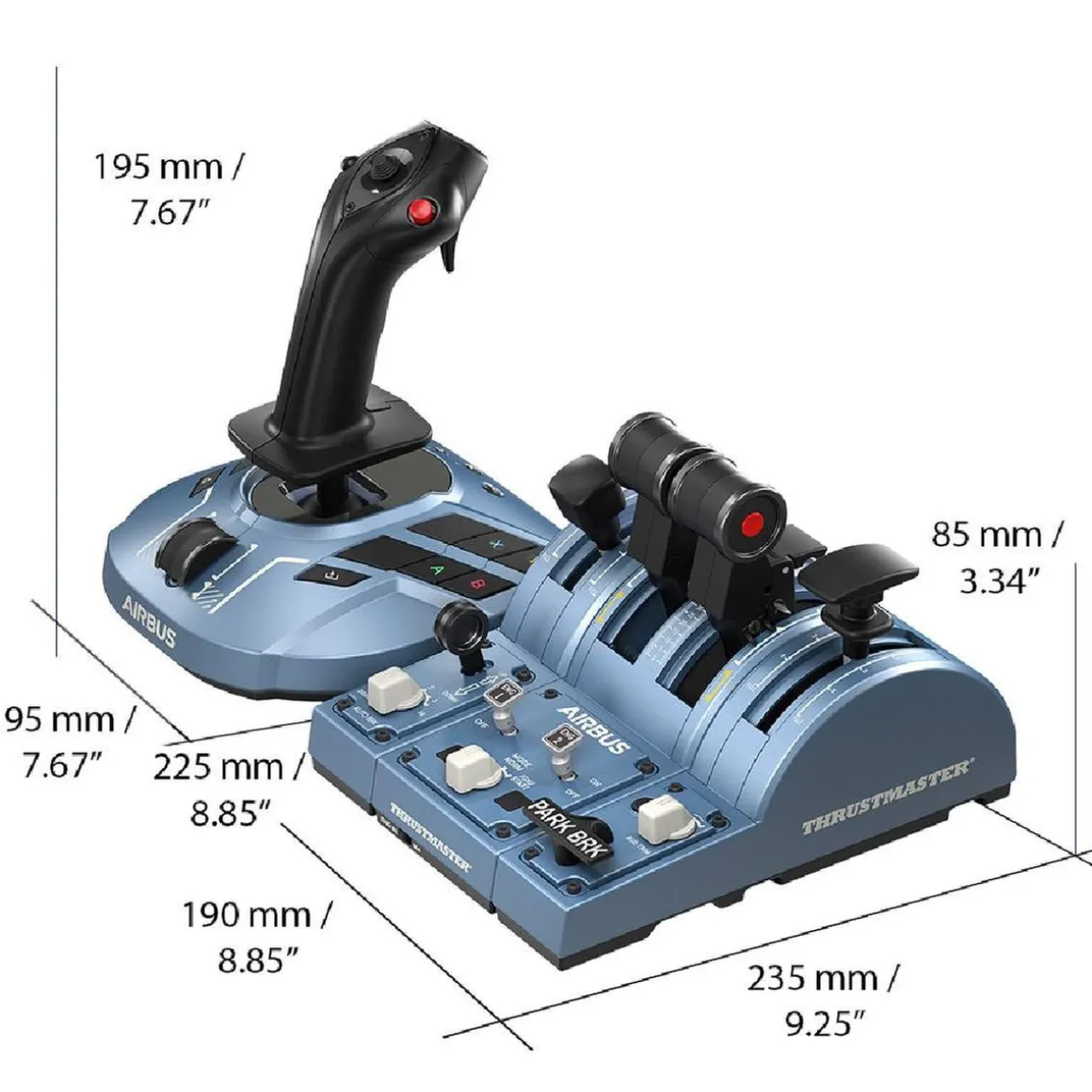 Thrustmaster - TCA Quadrant Add-On Airbus Edition - PC