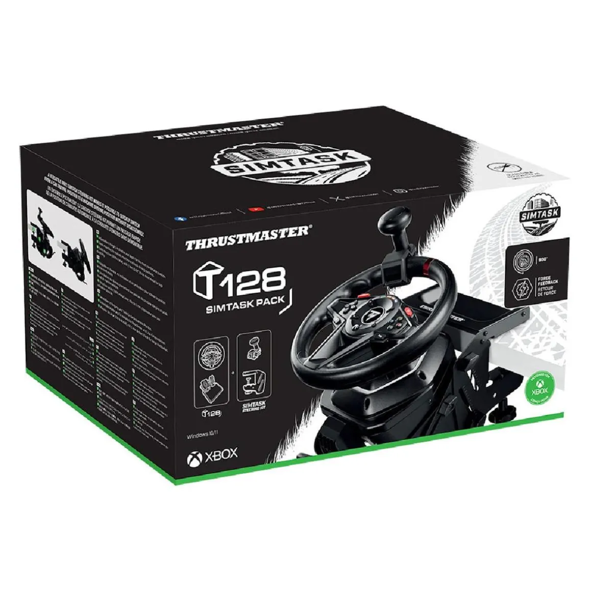 Thrustmaster - Volante y Pedales T128 Simtask Pack XBOX