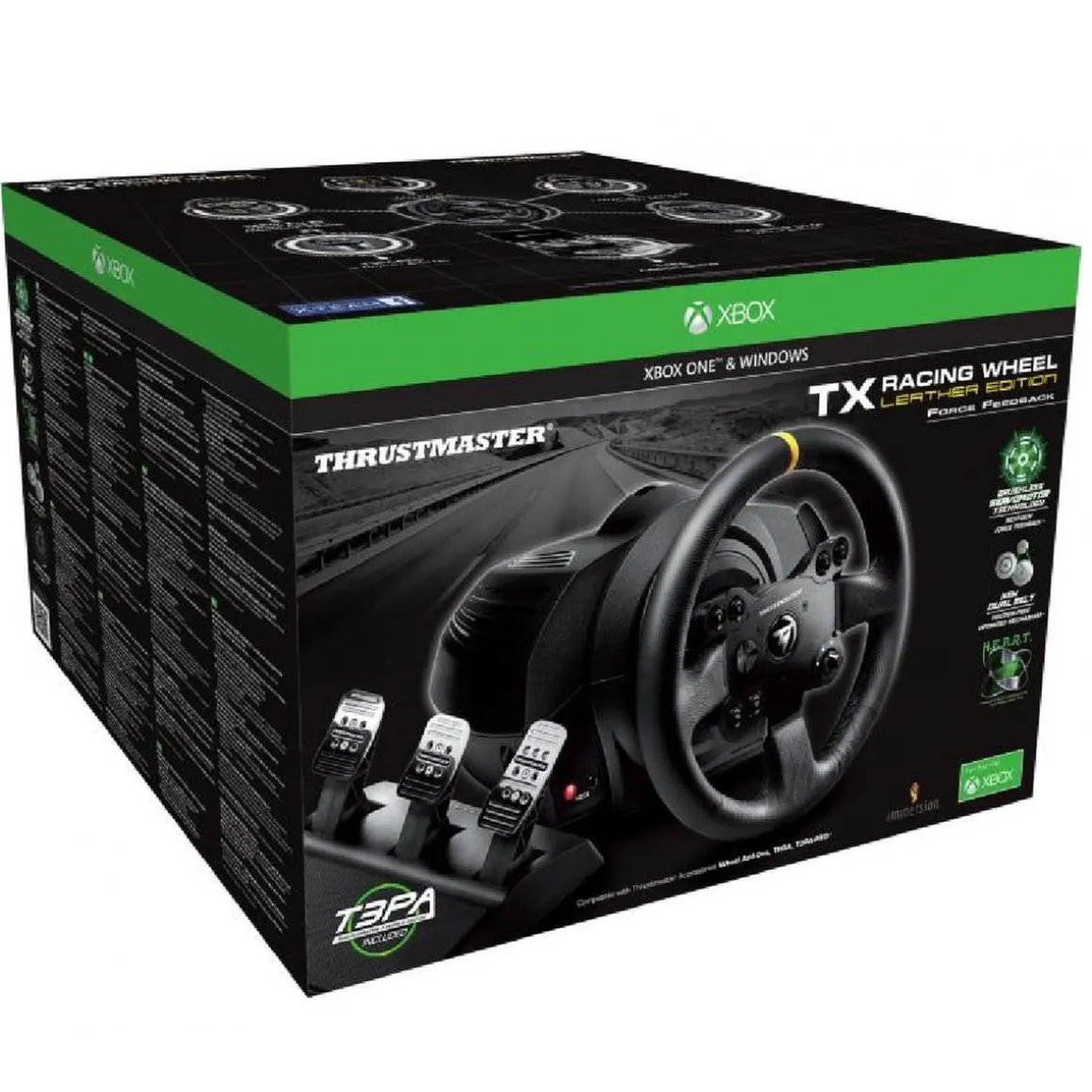 Thrustmaster - Volante y Pedales TX Edición Leather
