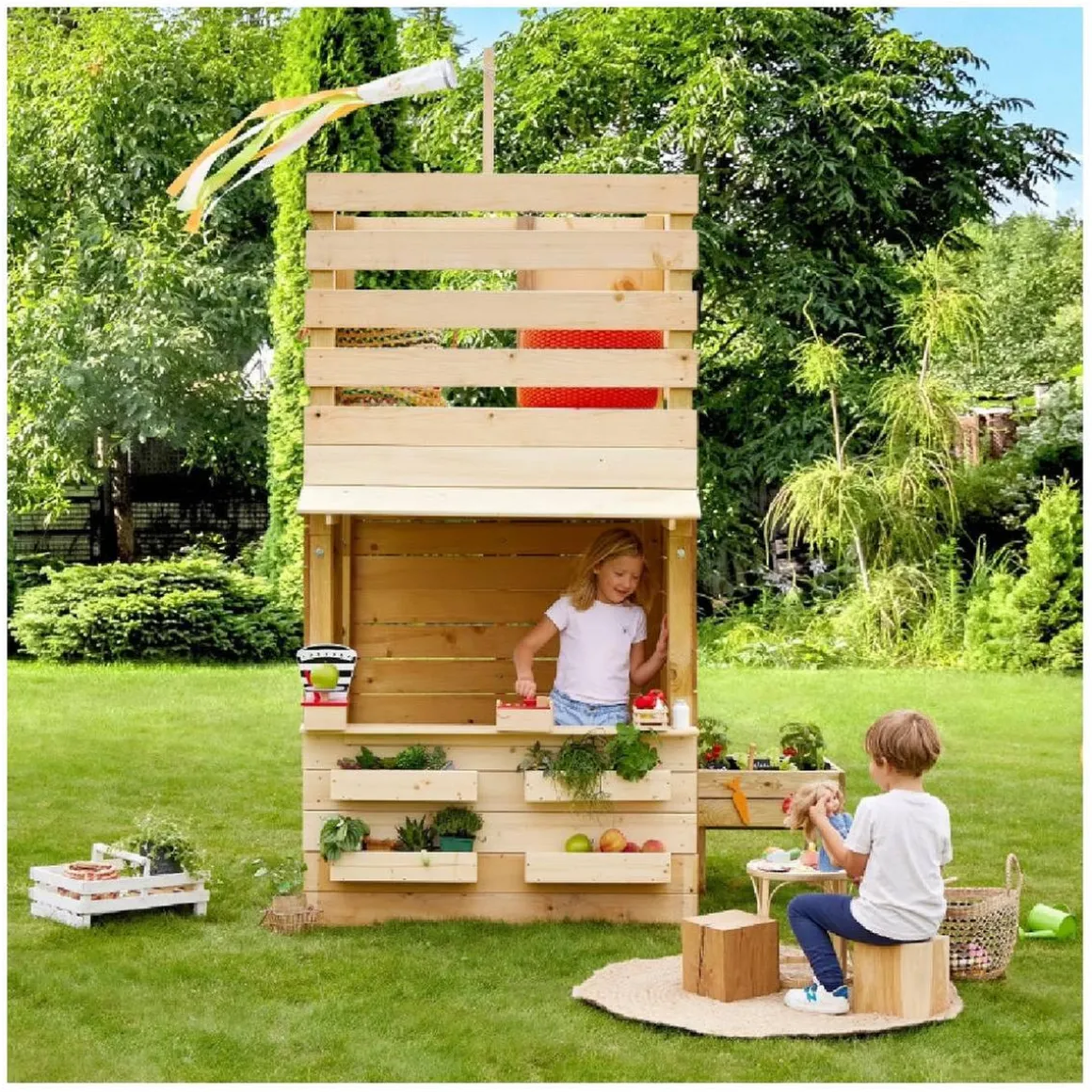 Tienda infantil de madera