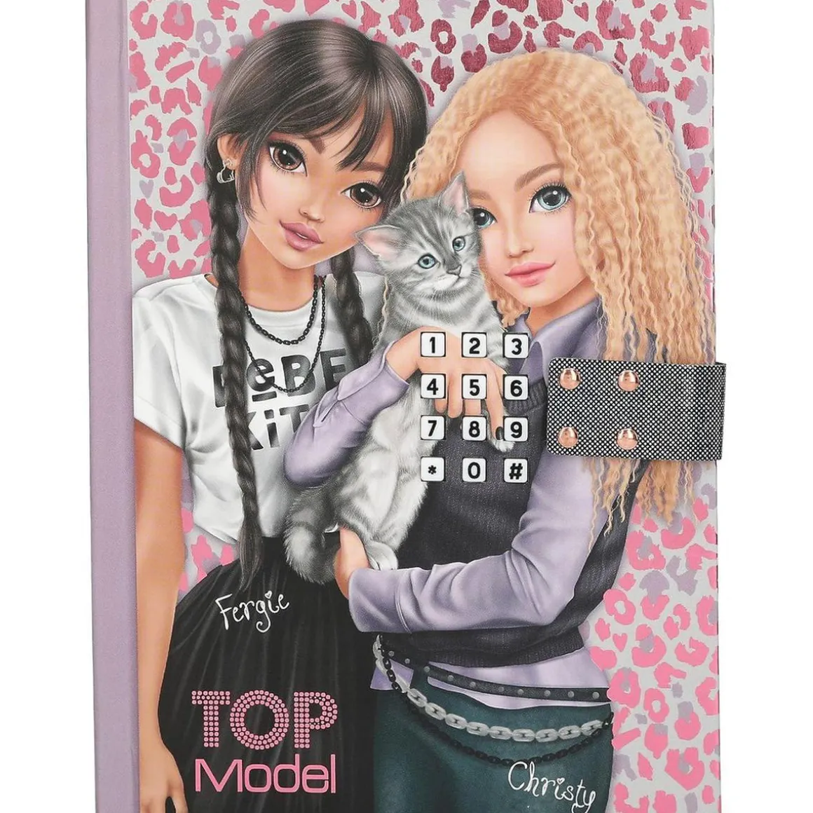 Top Model - Diario con código y sonido rebel kitty