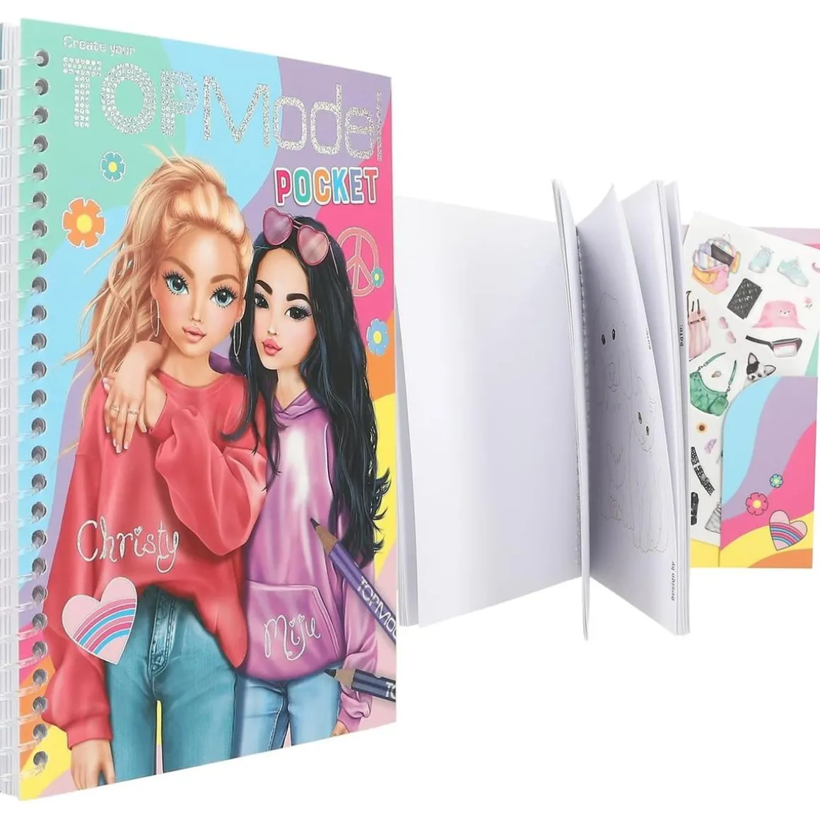 Top Model - Libro de colorear pocket