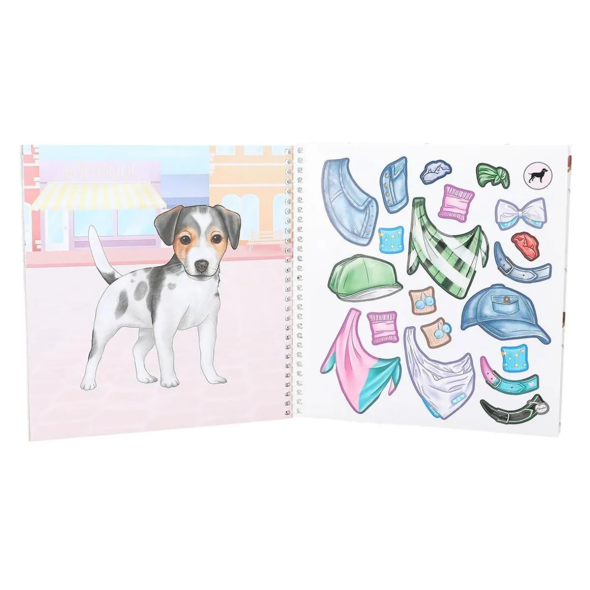 Top Model - Libro pegatinas Dress me up Doggy