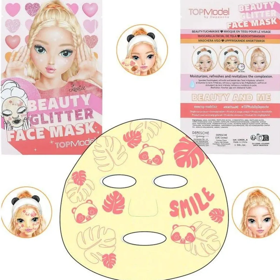 Top Model - Mascarilla facial Beauty Glitter (Varios modelos)