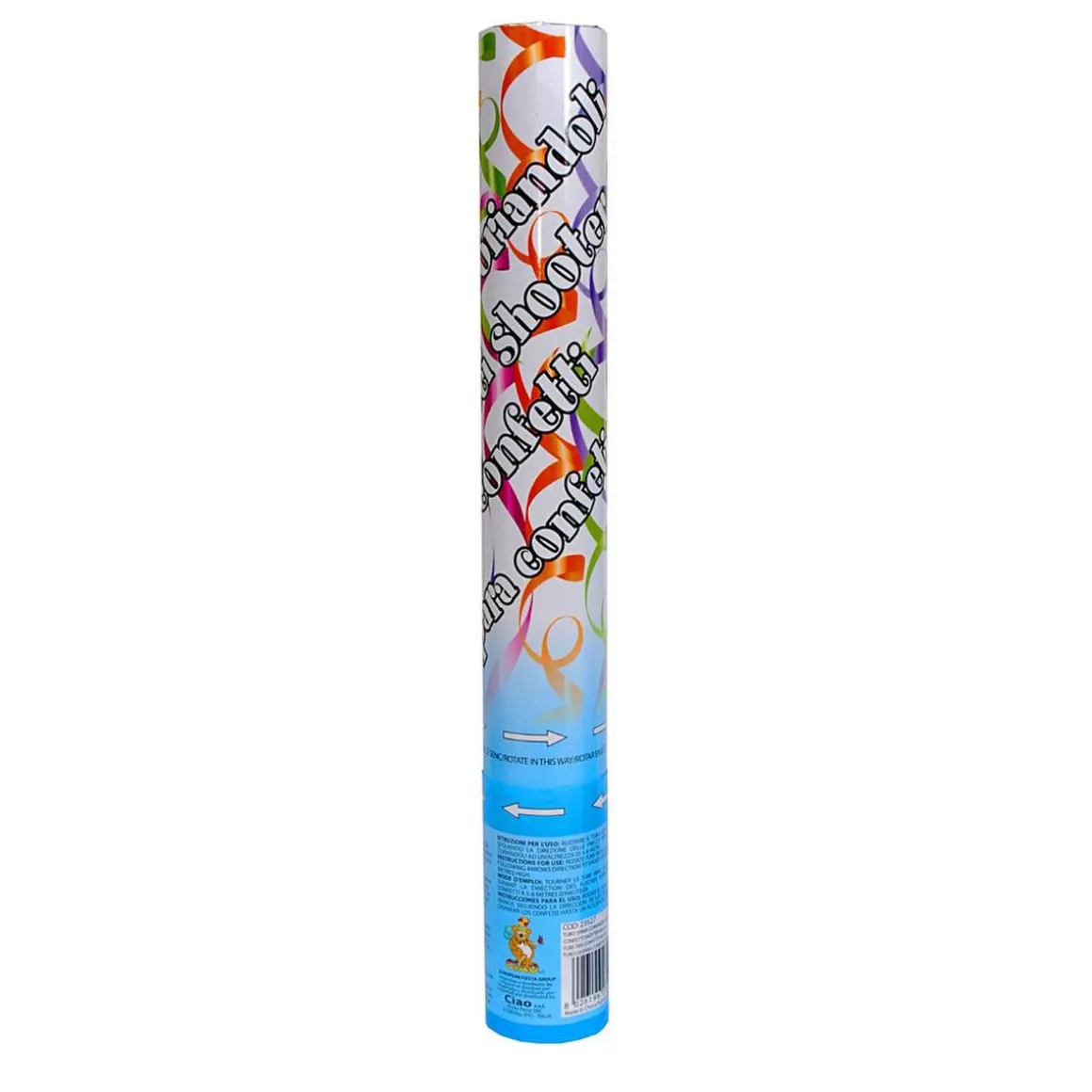 Tubo cañón de confeti