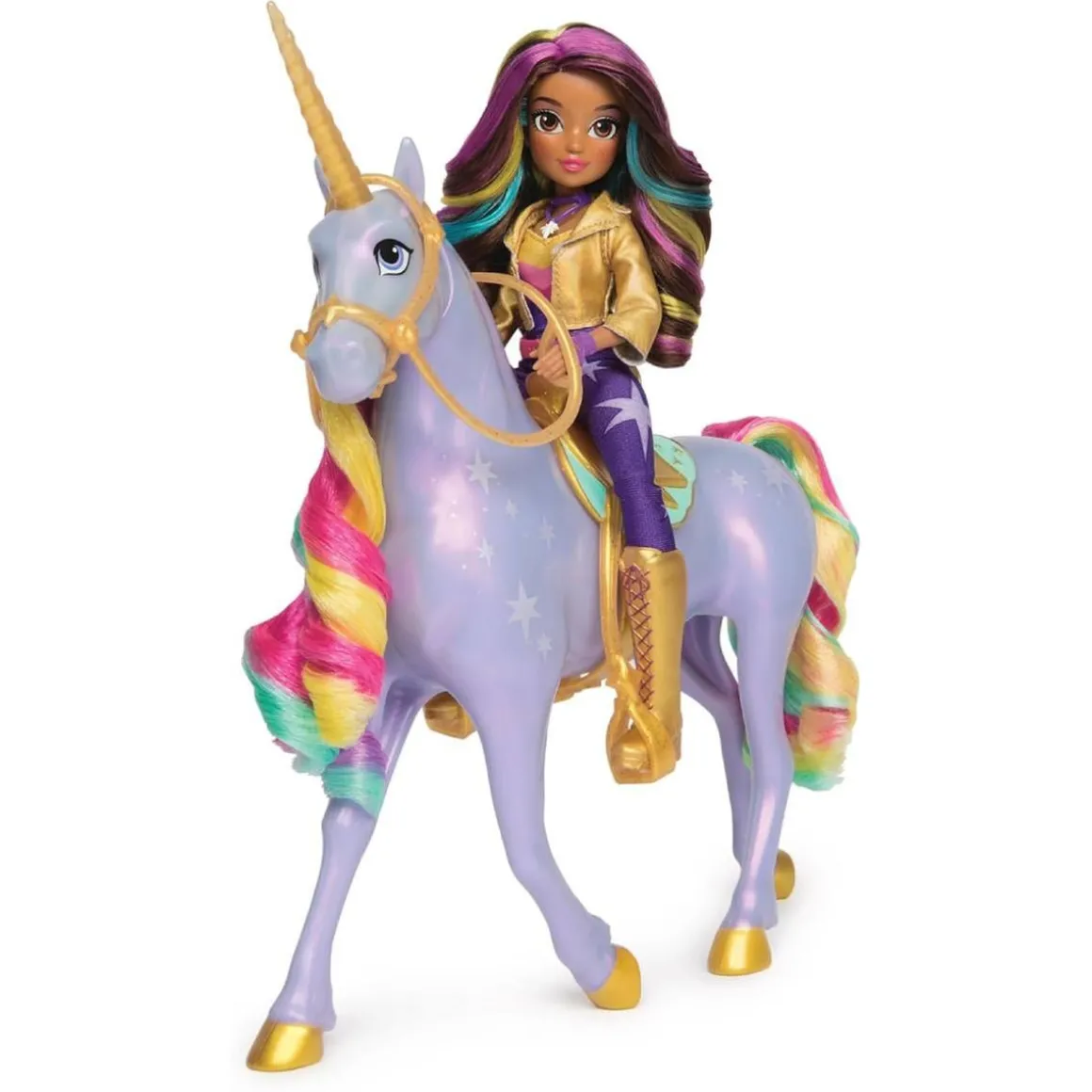 Unicorn Academy - Sophia y Wildstar con luz mágica