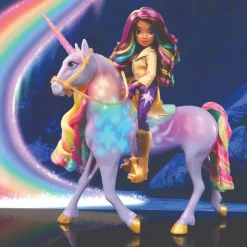 Unicorn Academy - Sophia y Wildstar con luz mágica