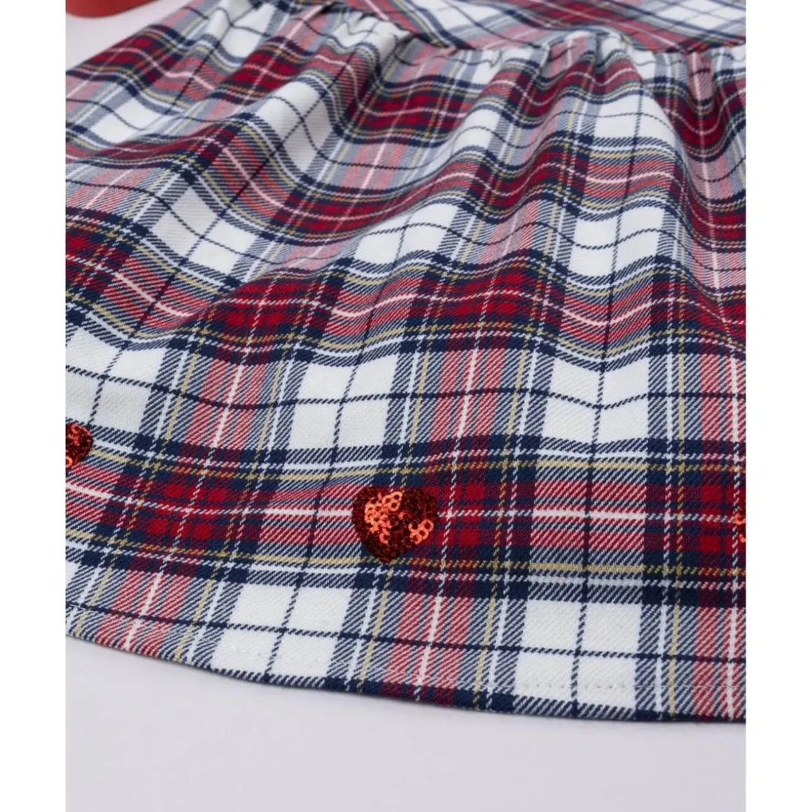 Vestido niña de cuadros tartán