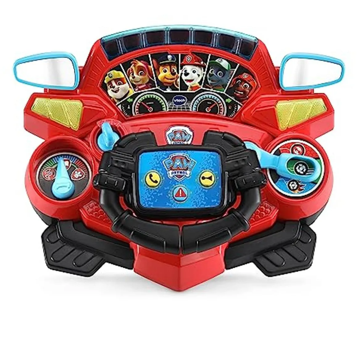 Vtech - Patrulla Canina - Volante y manillar 2 en 1 para misiones de aventura ㅤ