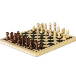 Zig Zag - Juego de Damas y Ajedrez en madera