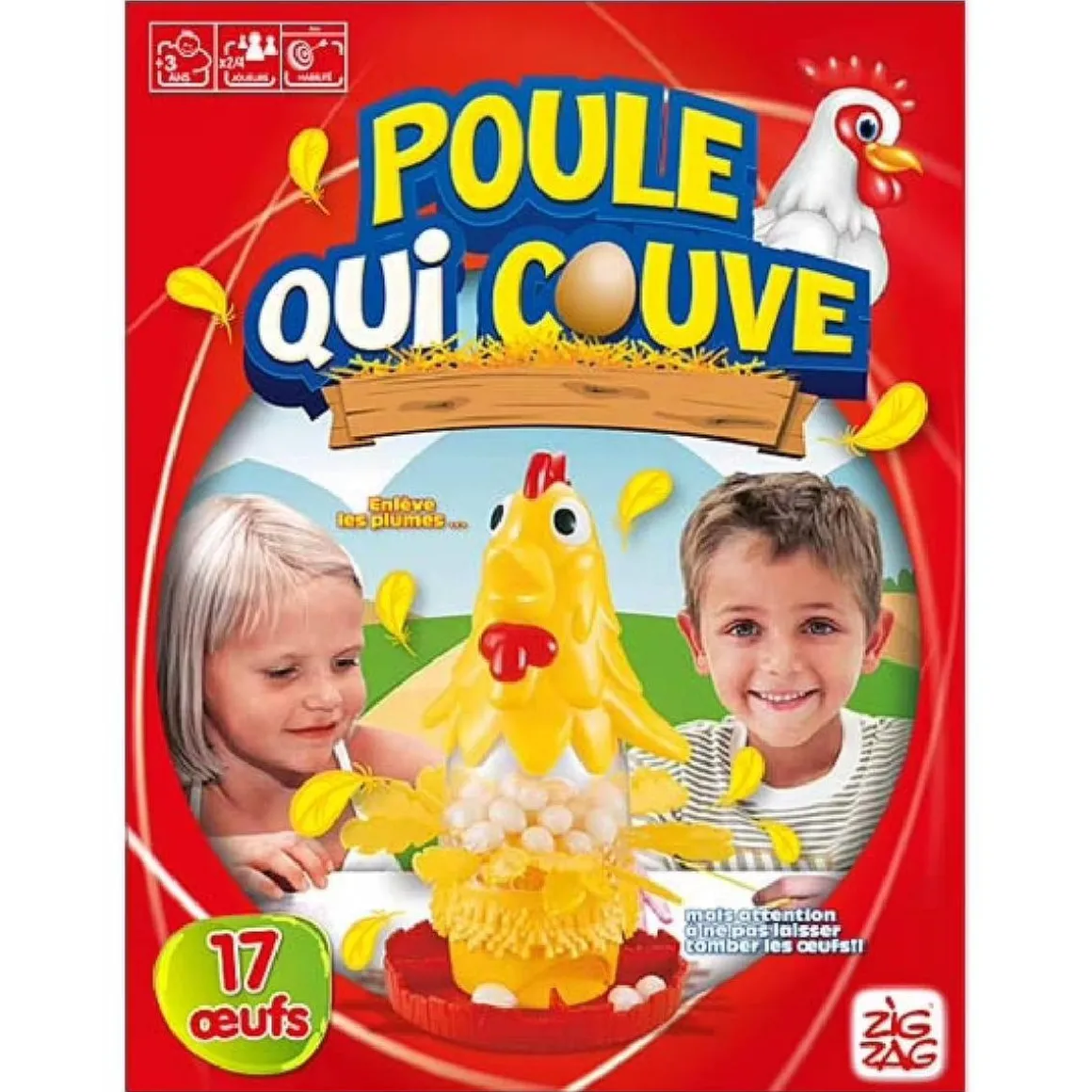 Zig Zag - Juego de la gallina ponedora