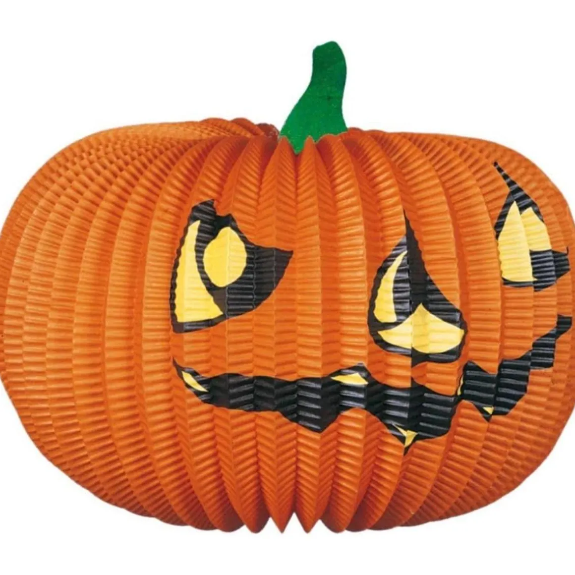 Zucca sonriente grande de papel, diámetro 40 cm
